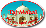 Taj Mahal - Indische Spezialitäten Logo